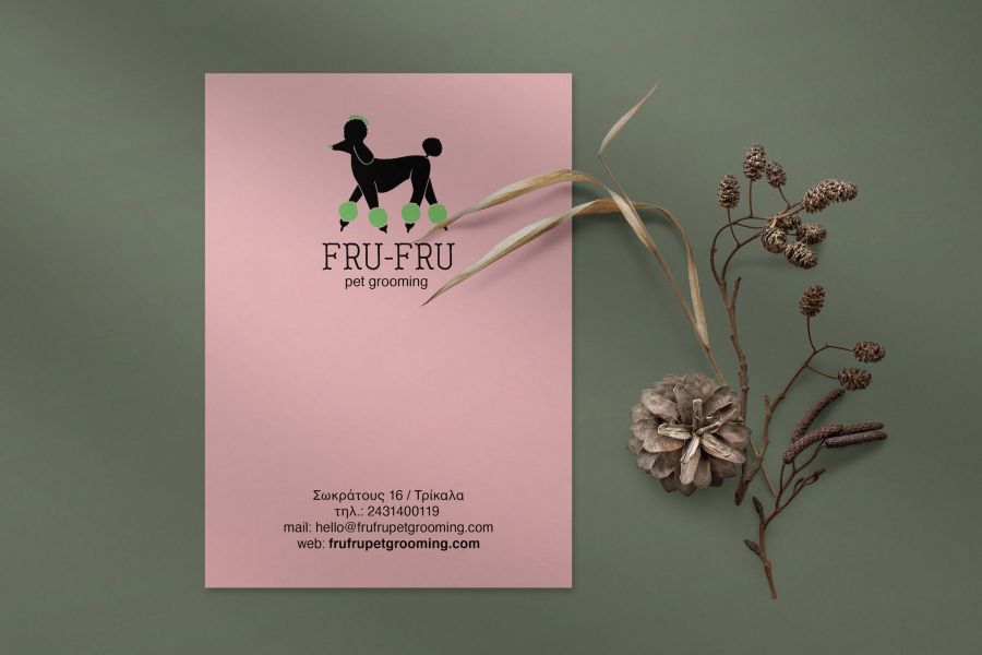 Fru Fru pet grooming logo